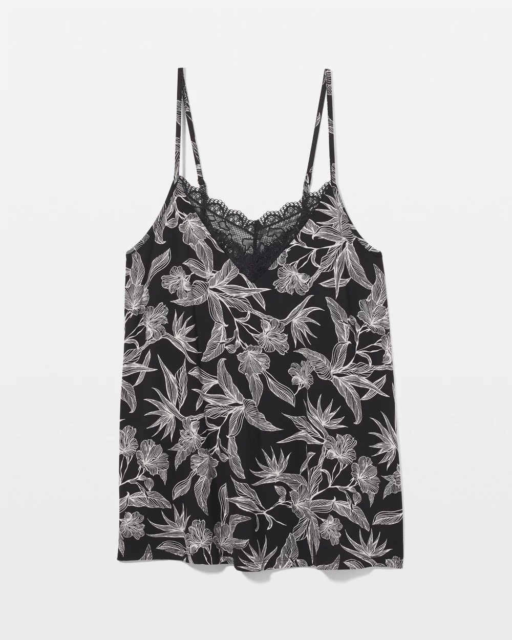 Lace Trim Pajama Cami