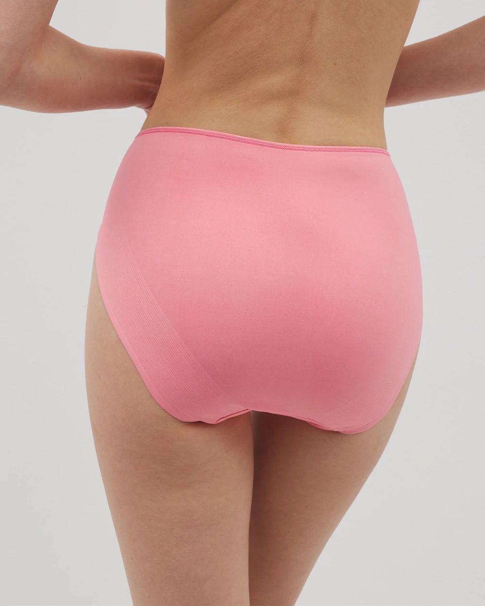 Vanishing Tummy High-Leg Brief Panty with Lace