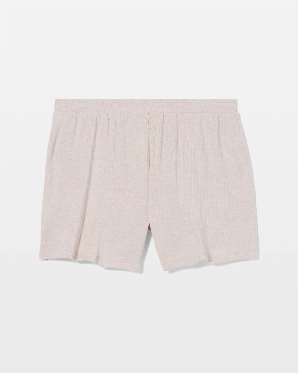 Lightweight Rib Knit Pajama Shorts