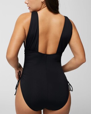 V-Neck One-Piece