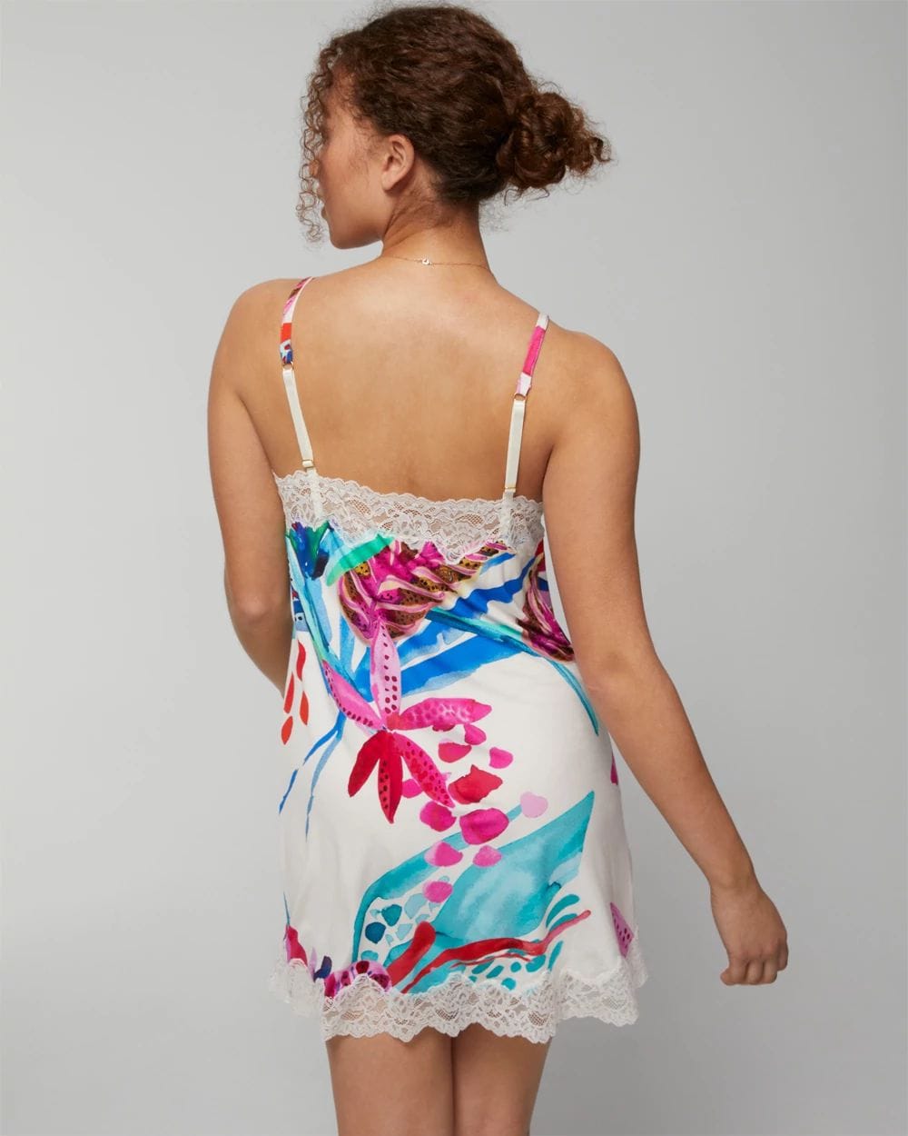 Lace-Trim Chemise