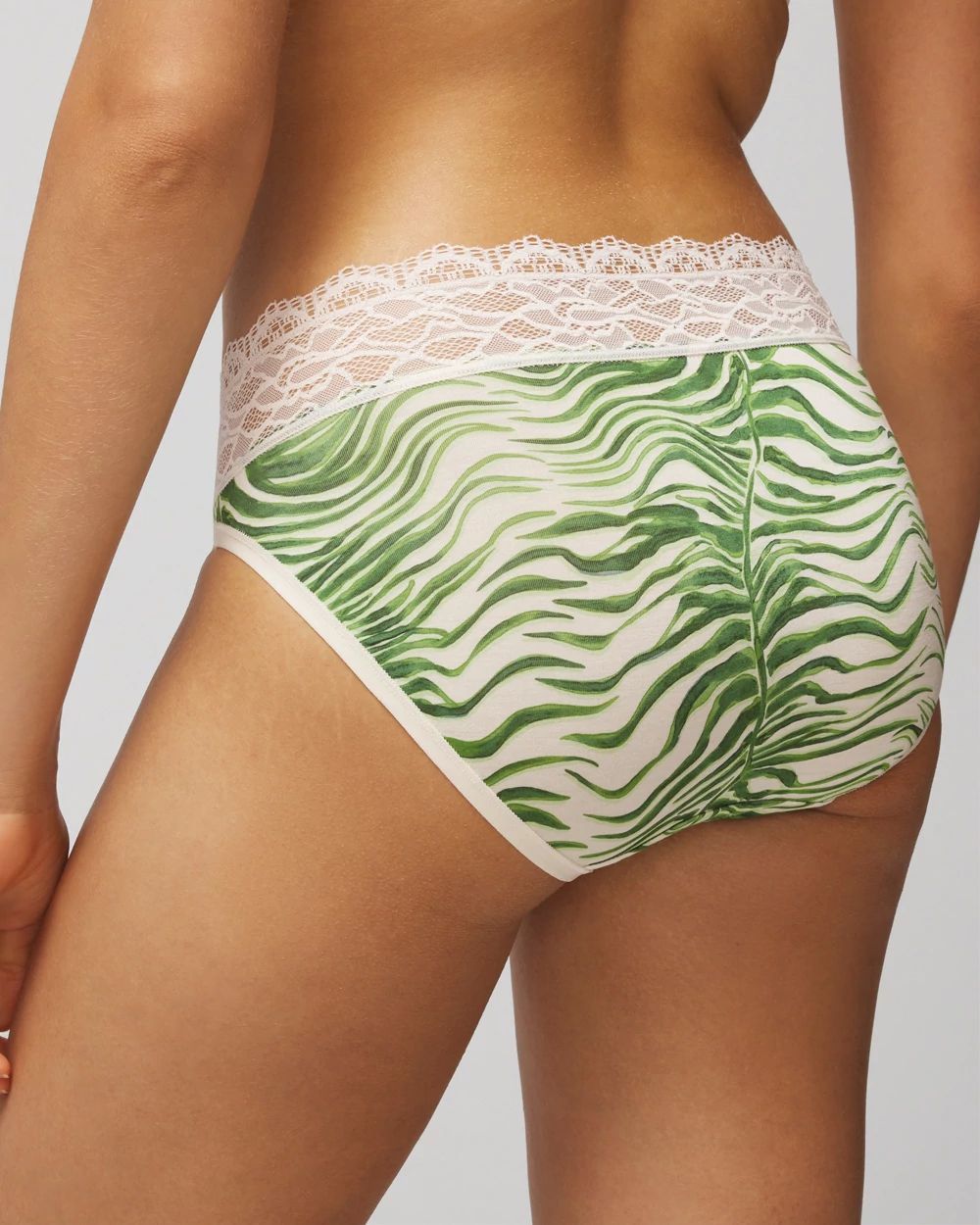 Embraceable High-Leg Panty with Enchanting Lace