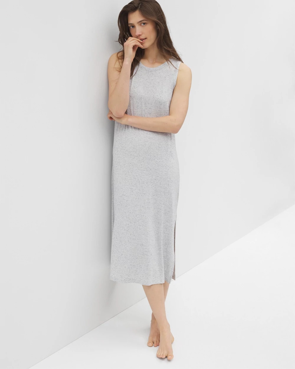 Slub Long Tank Sleepshirt