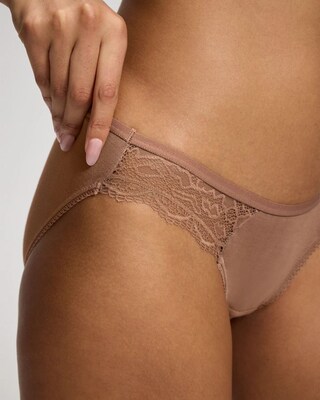 Bikini Panty with Enchanting Lace click to view larger image.