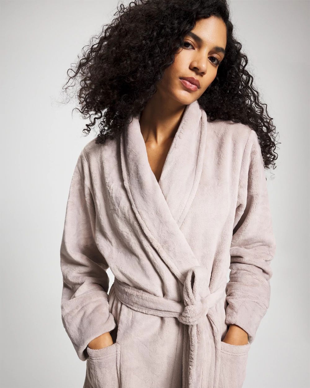 Plush Long Robe