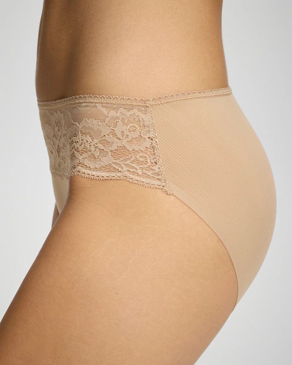 Vanishing Edge Hipster Panty with Lace