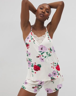 Lace Trim Pajama Cami