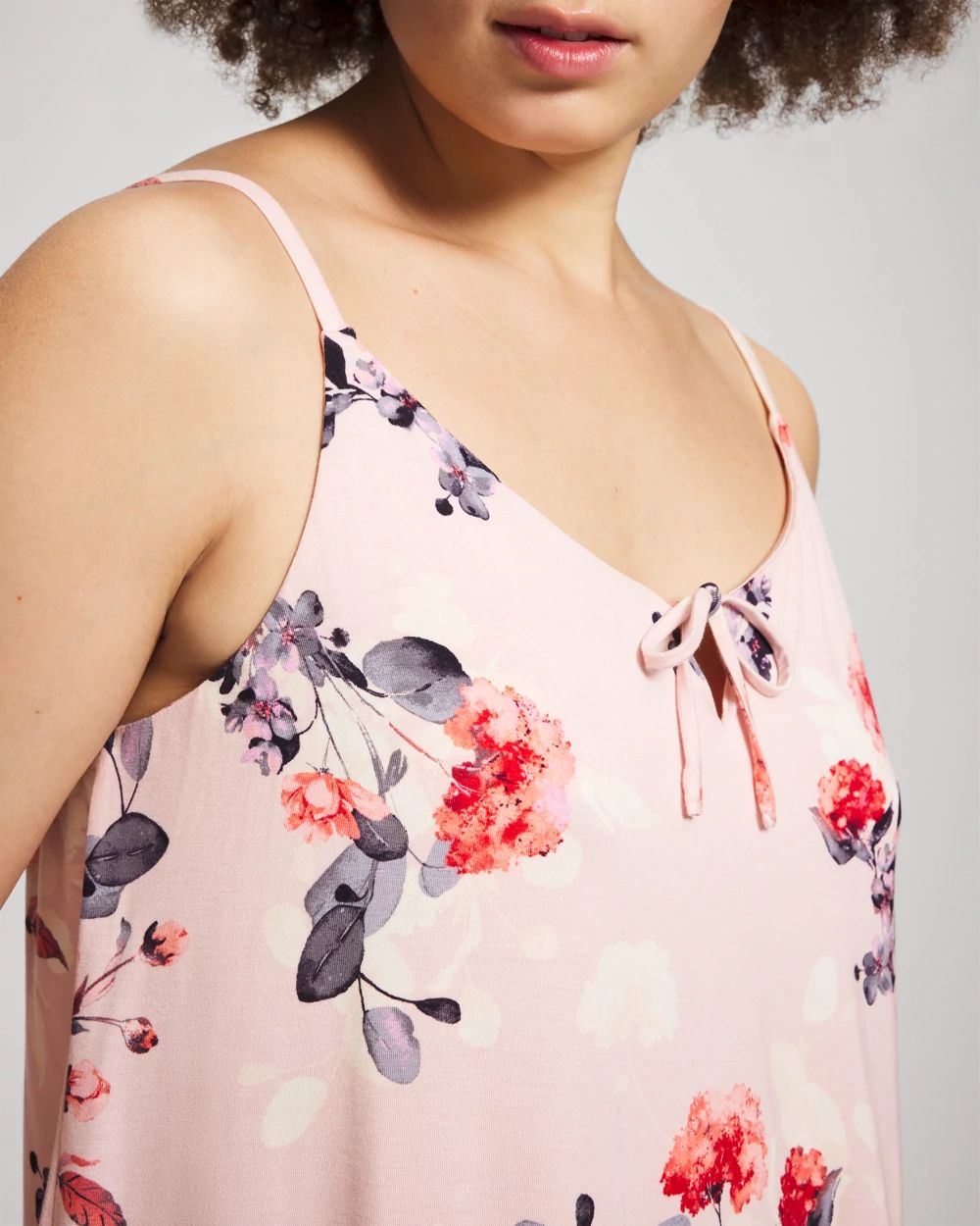 Cool Nights Tie Front Chemise