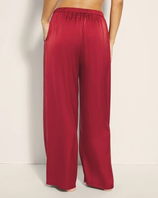 Wide-Leg Pajama Pants click to view larger image.