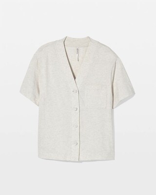 Button-Front Pajama Tee click to view larger image.