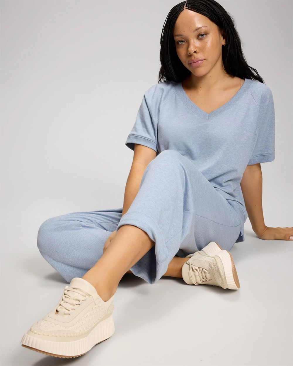 Essential Terry Crop Pants click to view larger image.