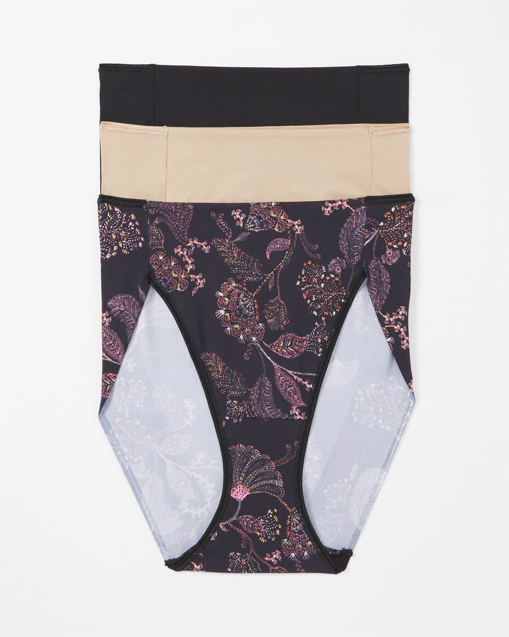 Vanishing Tummy High-Leg Brief Panty 3 Pack