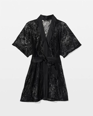 Lace And Silk Robe click to view larger image.
