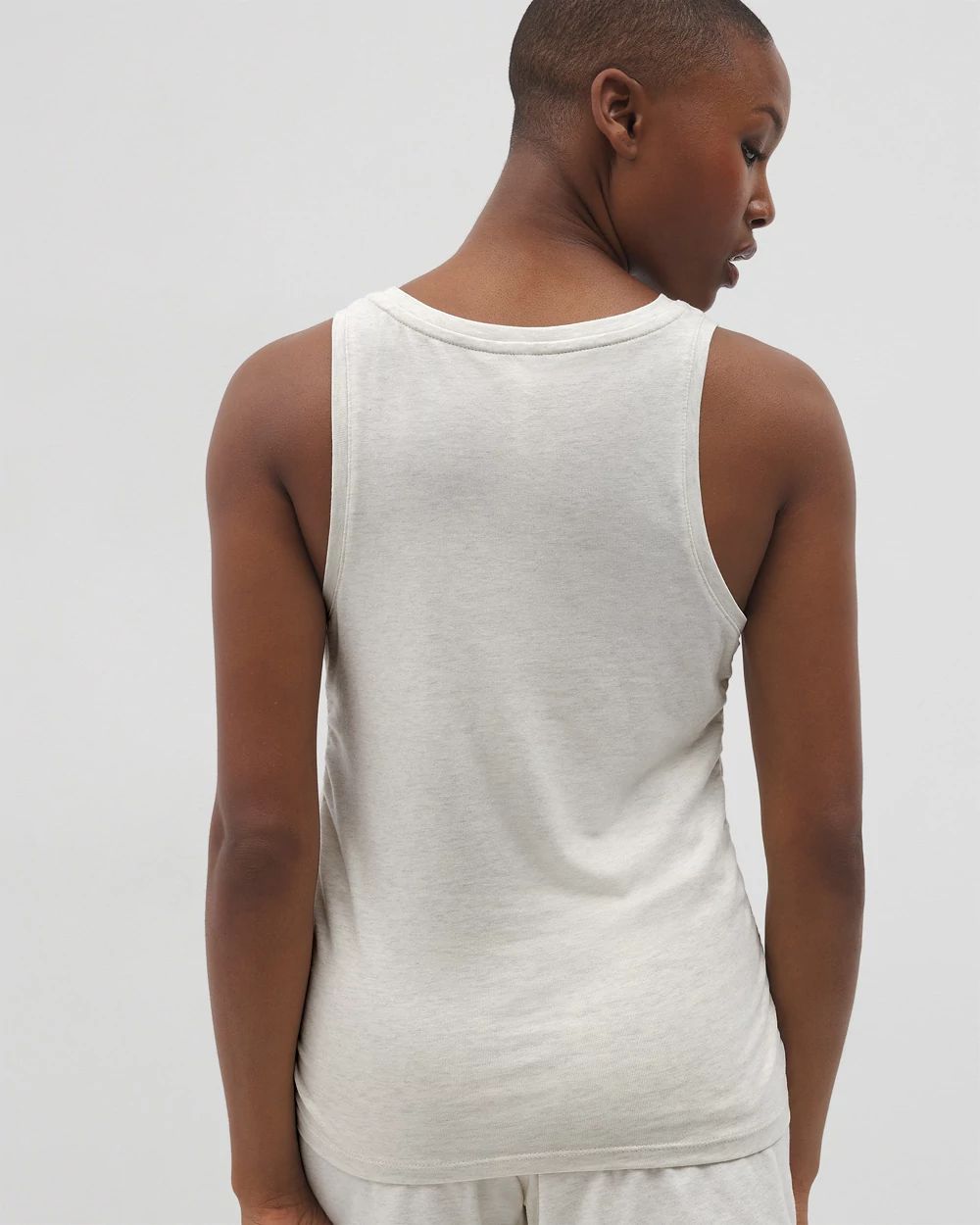 Ruched Pajama Tank click to view larger image.
