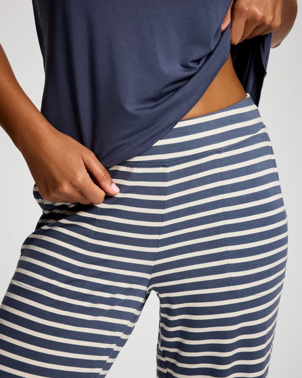Short Sleeve + Pant Pajama Set click to view larger image.