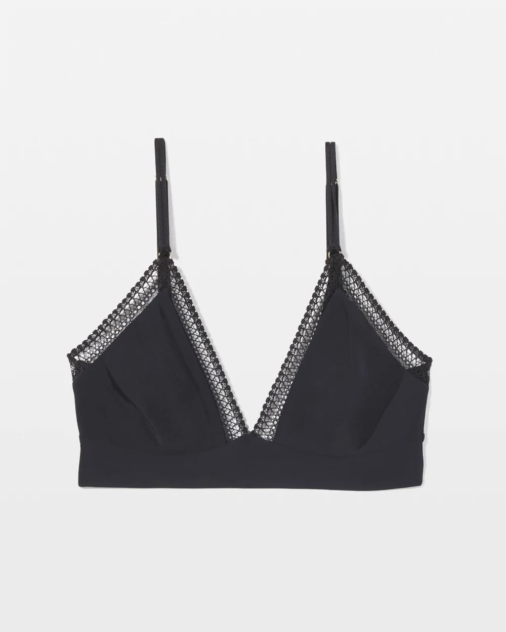 Geo Lace Trim Bralette