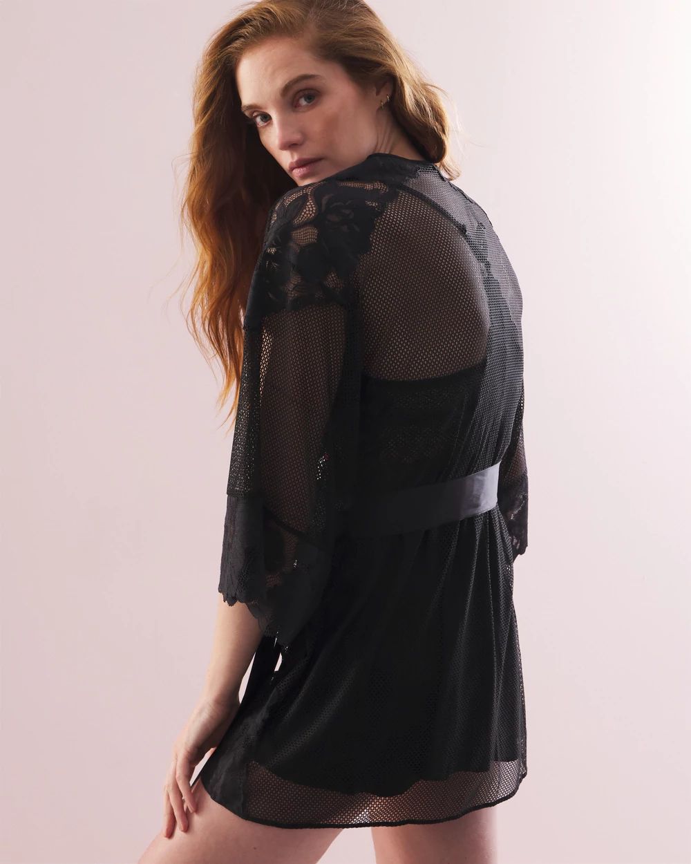 Soma's Sexiest Robe with Mesh and Lace