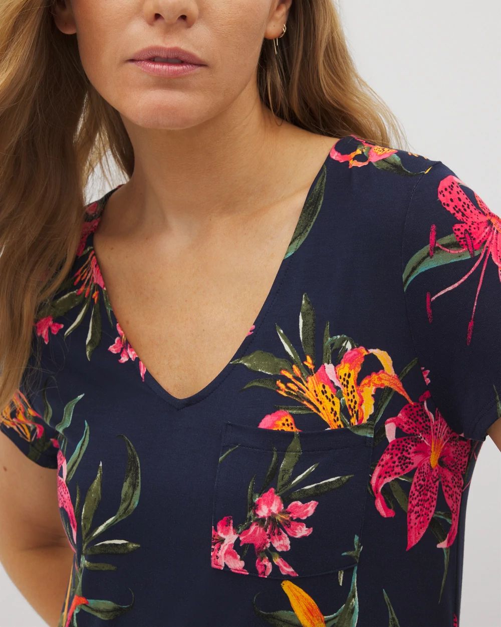 Cool Nights Short Sleeve Long Sleepshirt
