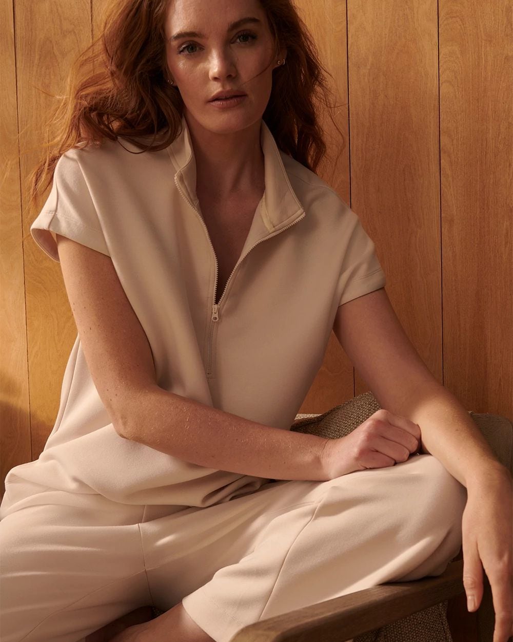 Luxe Modal Quarter Zip Top