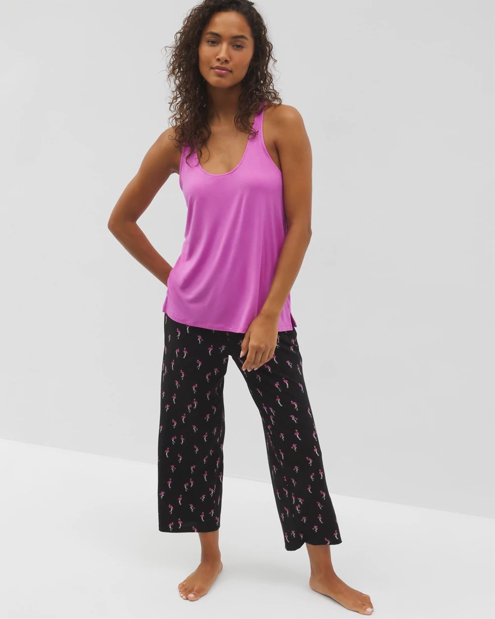 Cool Nights Tank + Crop Pants Pajama Set