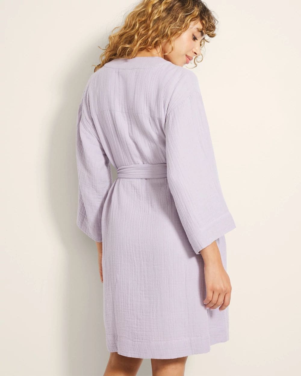 Textured Cotton Robe