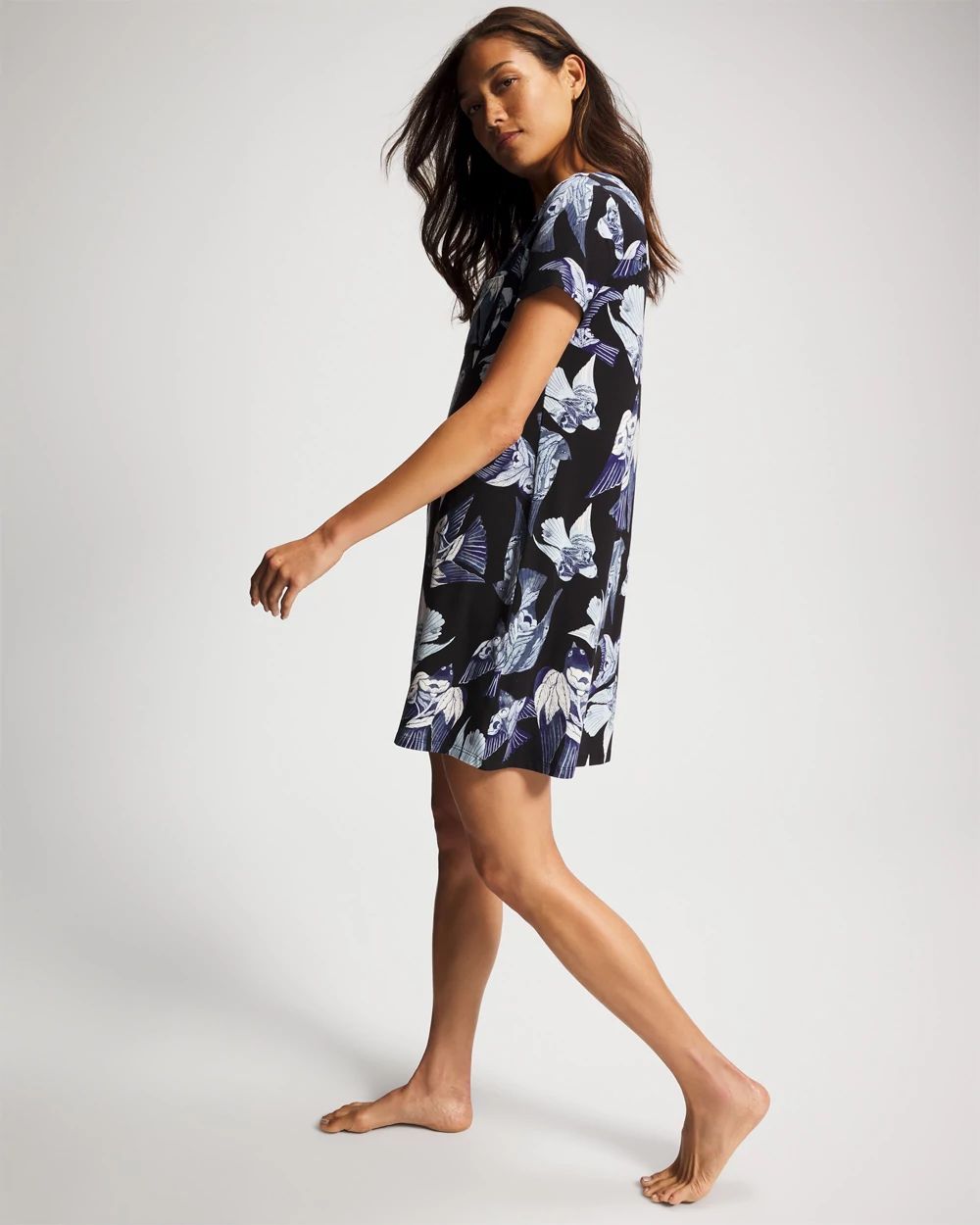 Short Sleeve Sleepshirt click to view larger image.