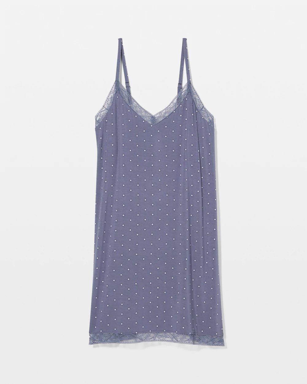 Cool Nights Lace Trim Chemise