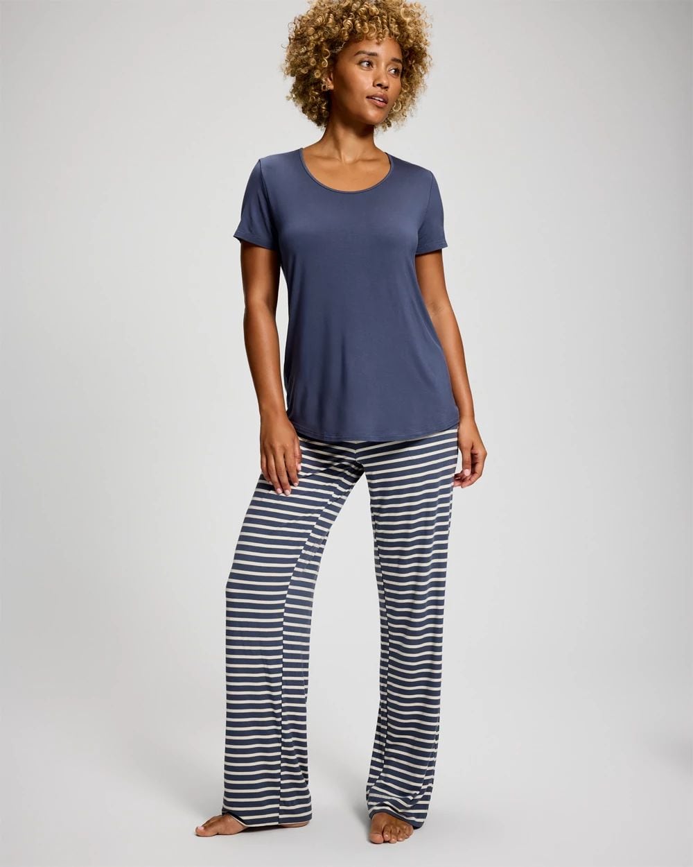 Cool Nights Short Sleeve + Pant Pajama Set