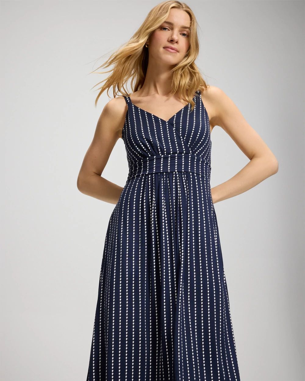 Surplice Midi Bra Dress click to view larger image.