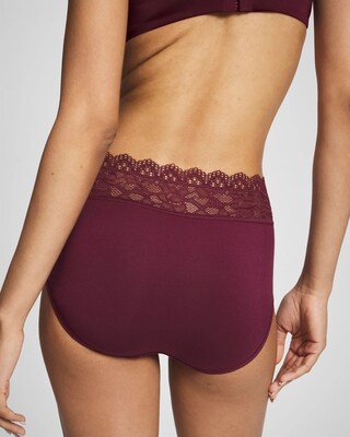 Brief Panty with Enchanting Lace click to view larger image.