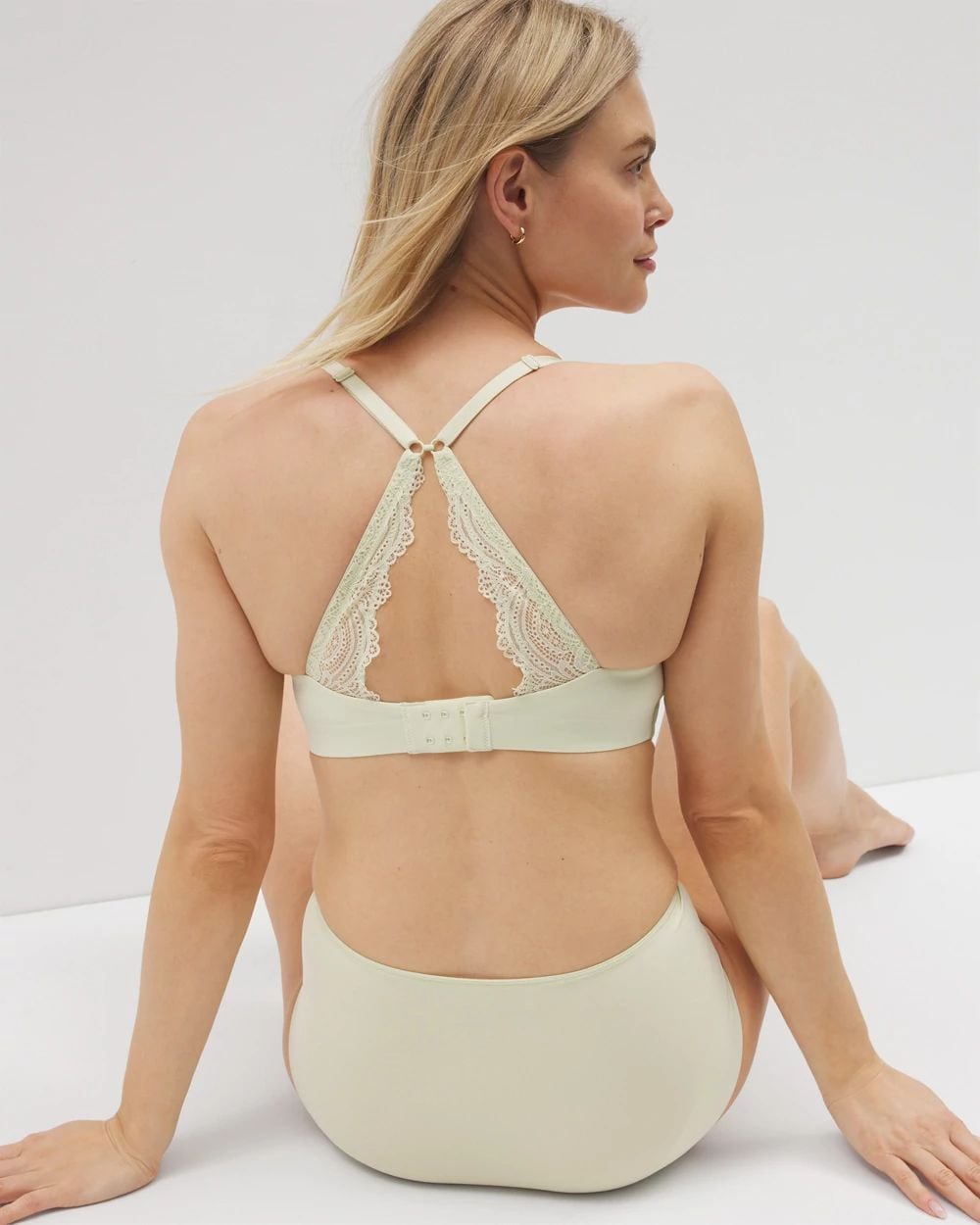 Enbliss Luxe Wireless Bra with Lace Back