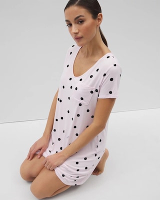 Short Sleeve Sleepshirt click to view larger image.