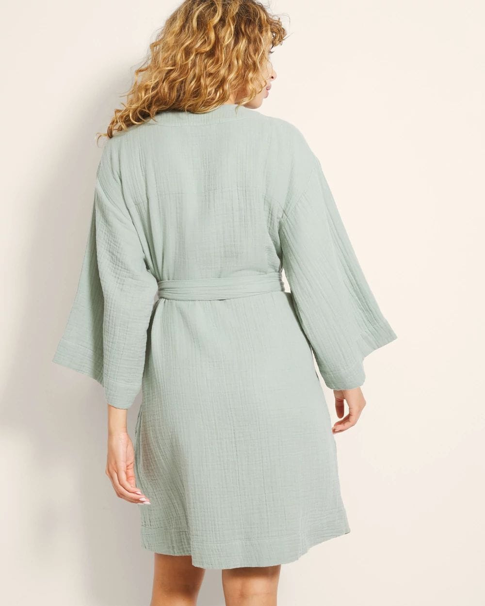 Textured Cotton Robe