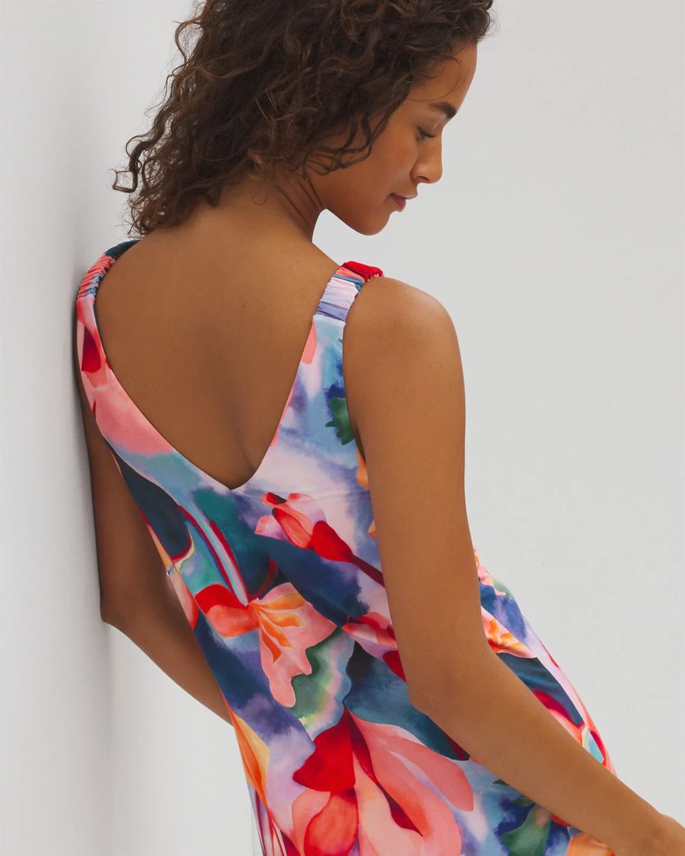 Cool Nights Shirred Strap Chemise