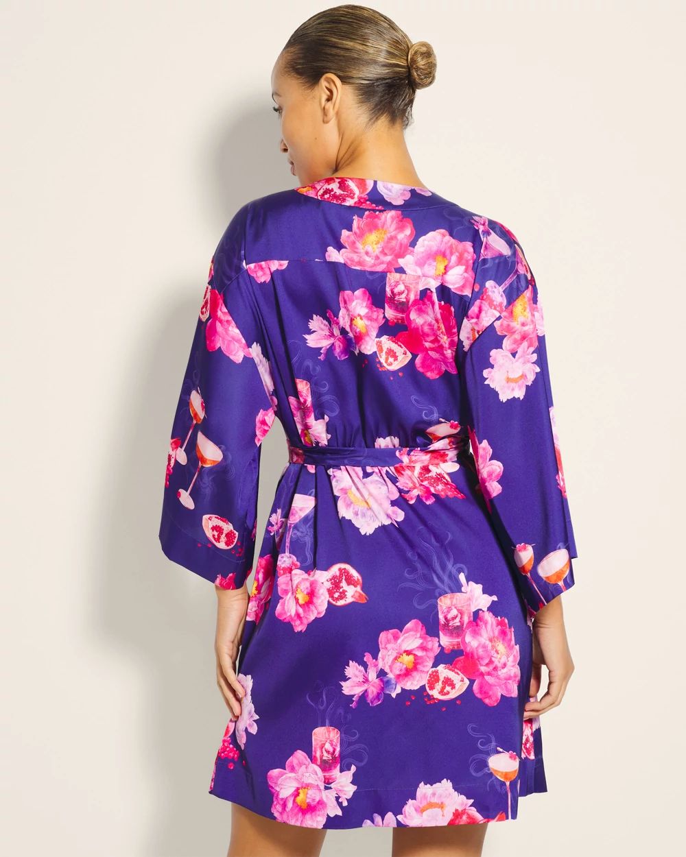 Satin Kimono Robe