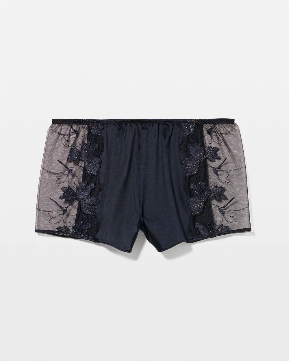 Soma’s Sexiest Luster Knit Embroidered Pajama Shorts click to view larger image.