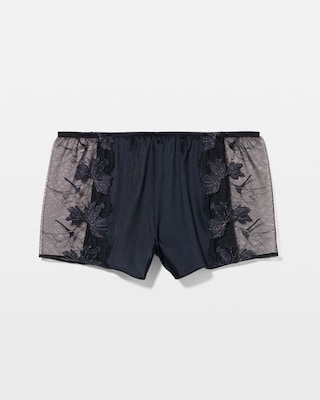 Soma’s Sexiest Luster Knit Embroidered Pajama Shorts click to view larger image.