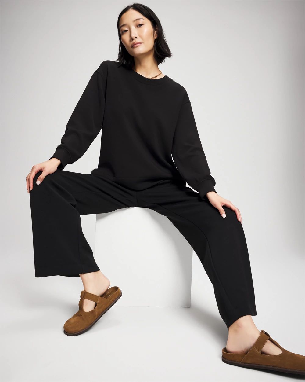 Modern Modal Straight Leg Pant