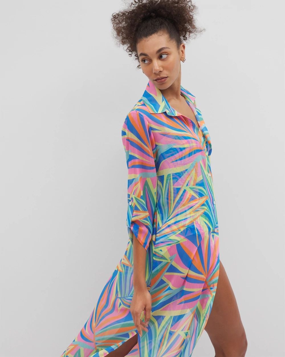 Bleu Rod On the Bright Side Chiffon Shirt