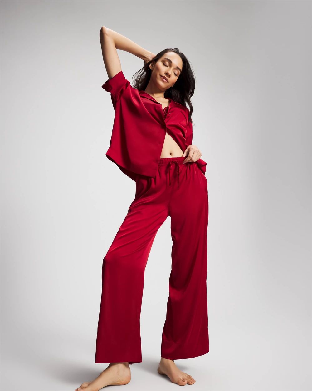 Satin Pajama Pants