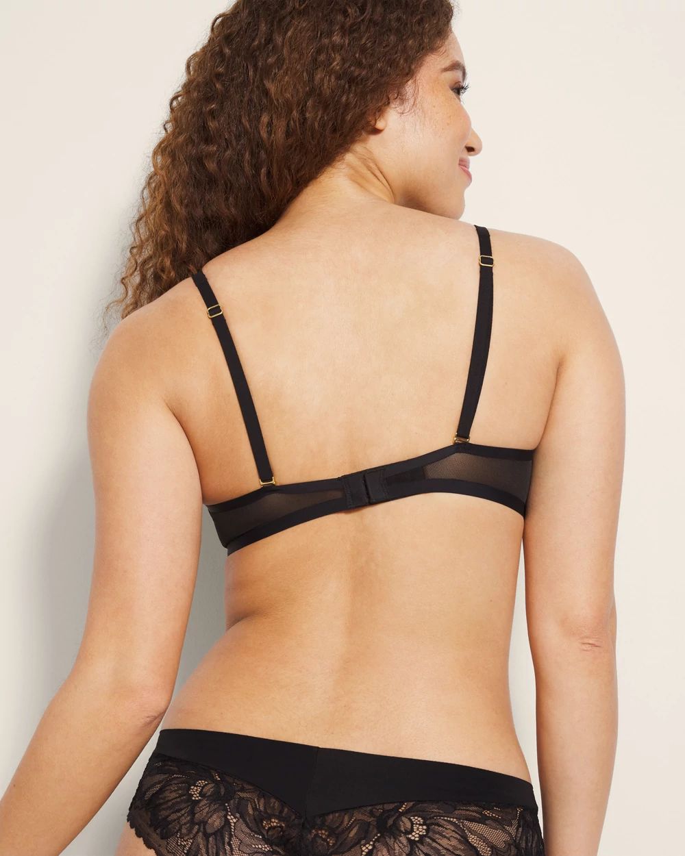 Wireless Bra with Lace click to view larger image.