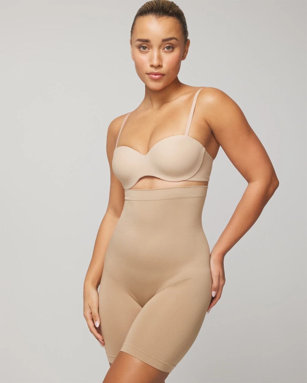 Mid-Level Shaping Seamless High-Waist Thigh Shaper
