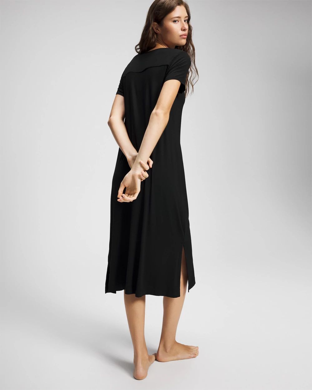 Cool Nights Short Sleeve Long Sleepshirt