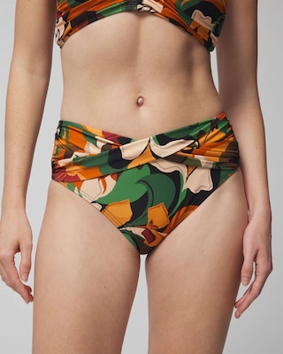 Twist-Front Bikini Bottoms