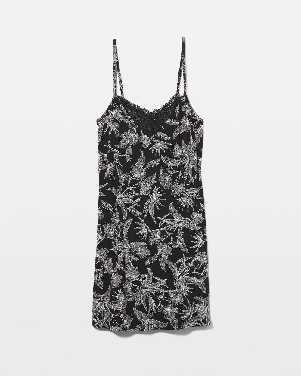 Cool Nights Lace Trim Chemise