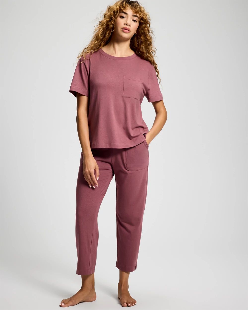 Most Loved Cotton Crop Pajama Pants