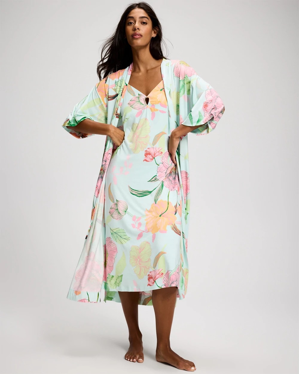 Relaxed Midi Robe