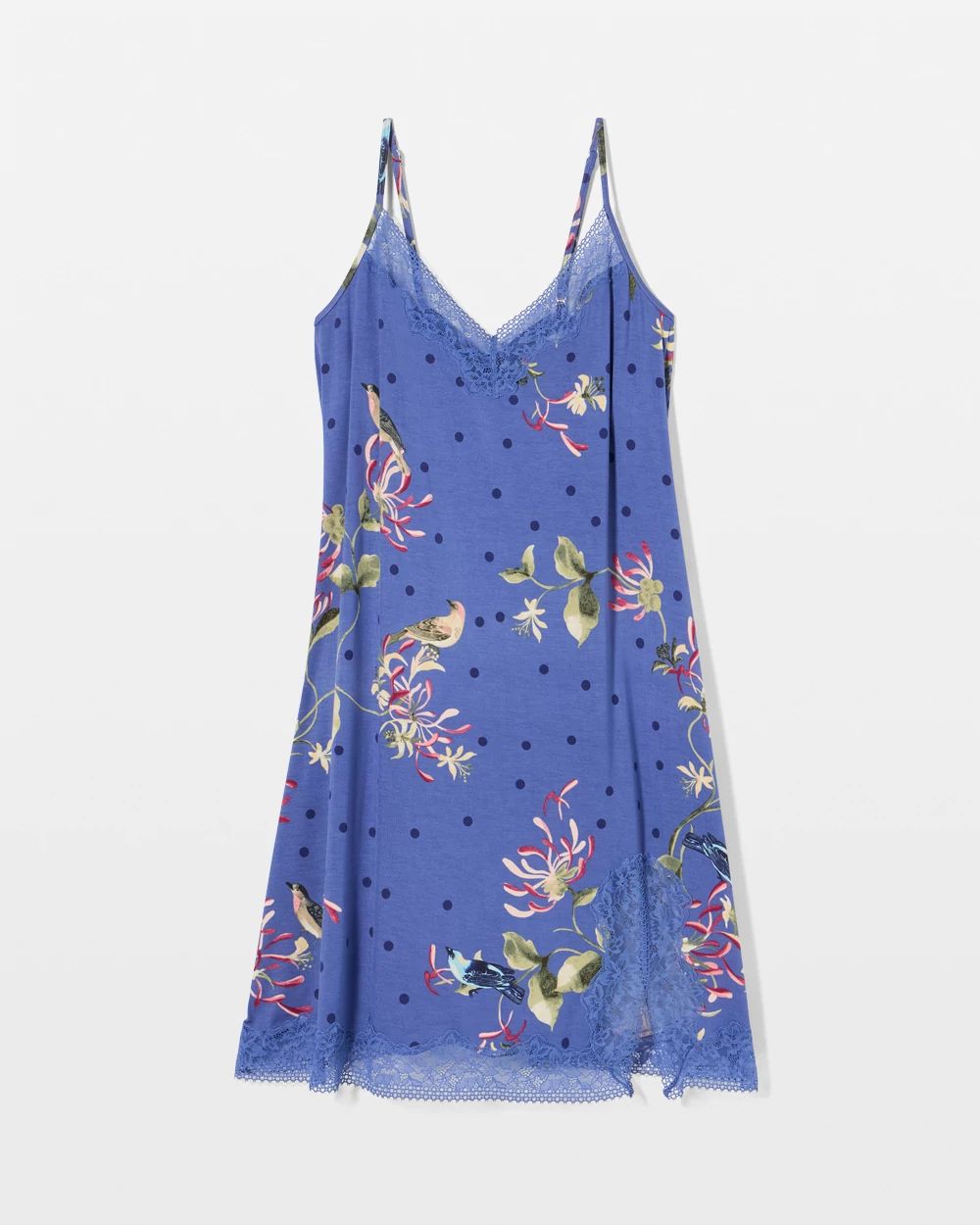 Bold Floral Lace Chemise click to view larger image.