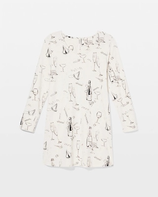 Long-Sleeve Sleepshirt click to view larger image.