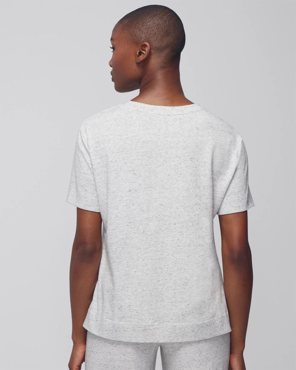 Most Loved Cotton Short-Sleeve Pocket Pajama Tee